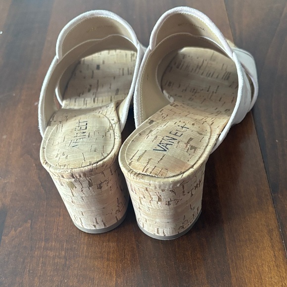 Vaneli Women's Cream Crossover Mules - Picture 3 of 8